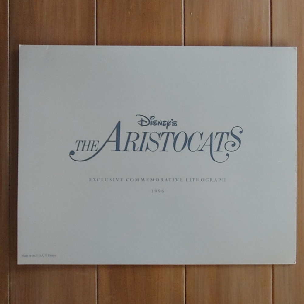 Disney's original Aristocats lithograph